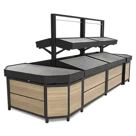 Fruit and veg. Display